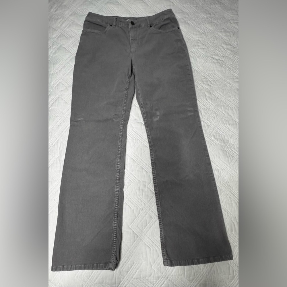 Pendleton Light Gray Corduroy Jean Trousers Size 10